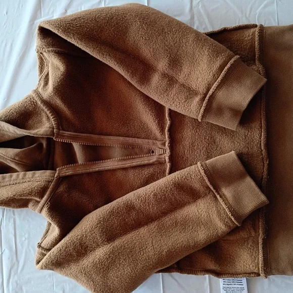 Carhartt Toddler Brown Fleece Hoodie Half Zip Kangaroo Pocket Size 3T - Picture 4 of 8